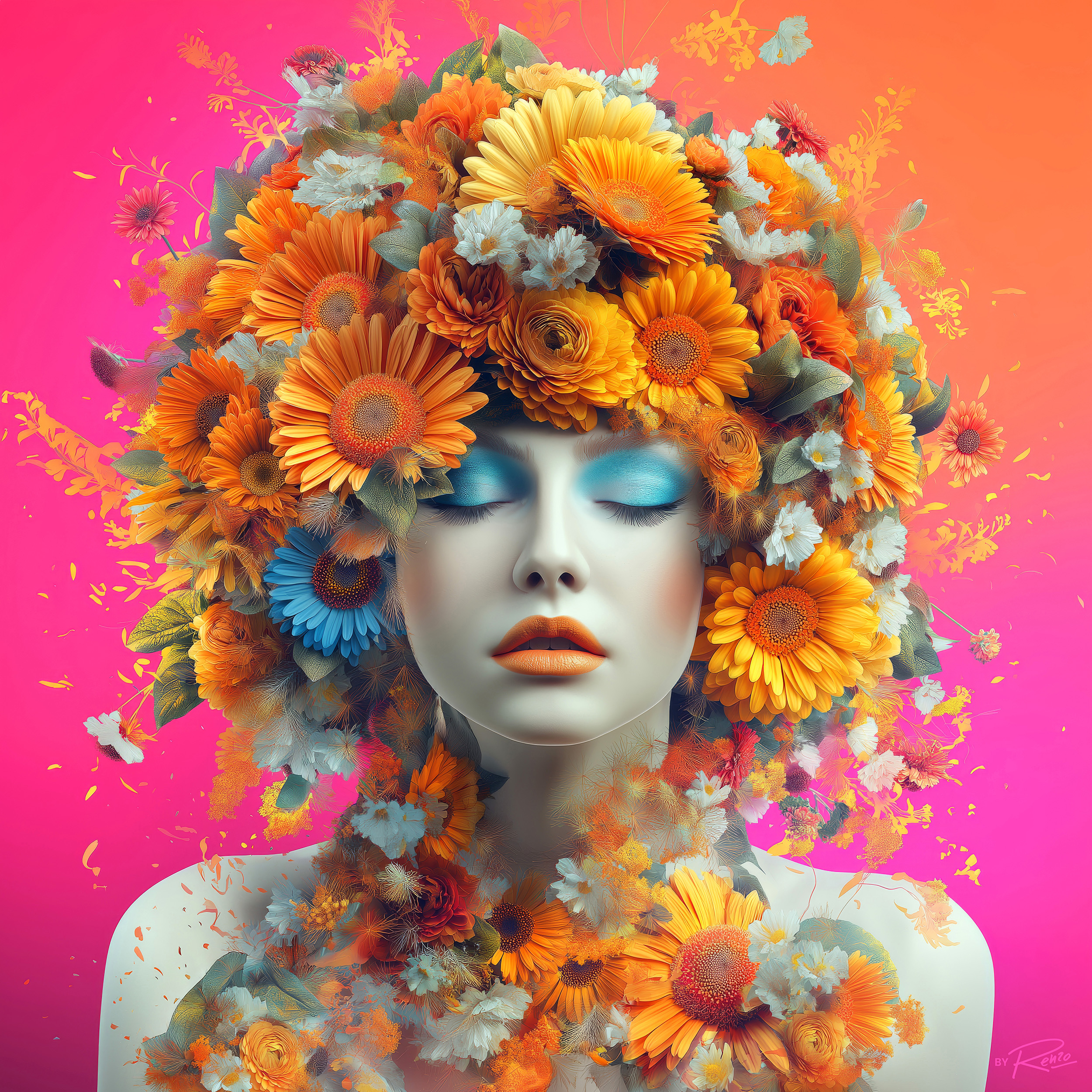 Floral Silence – Eternal Bloom