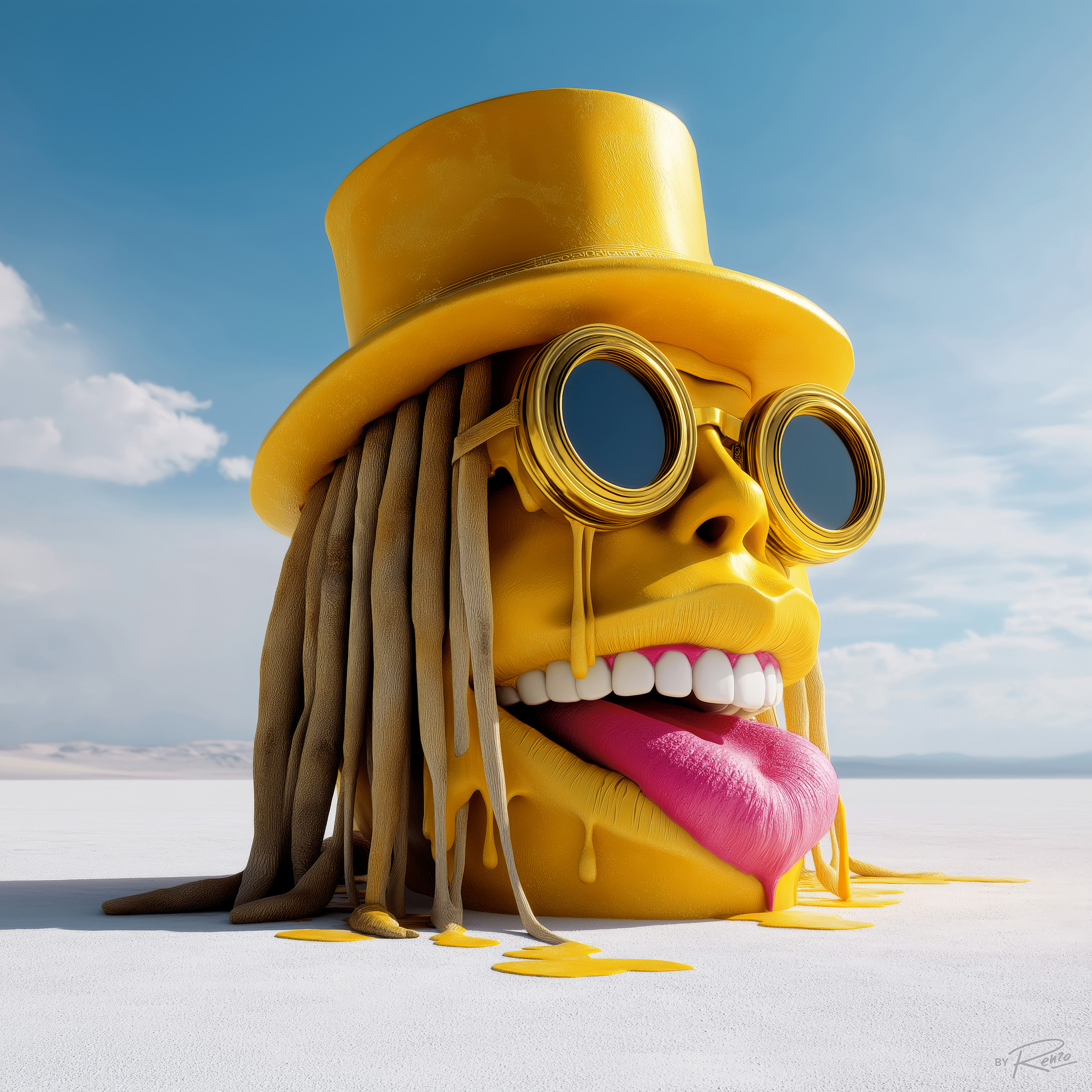 Melting Desert Character