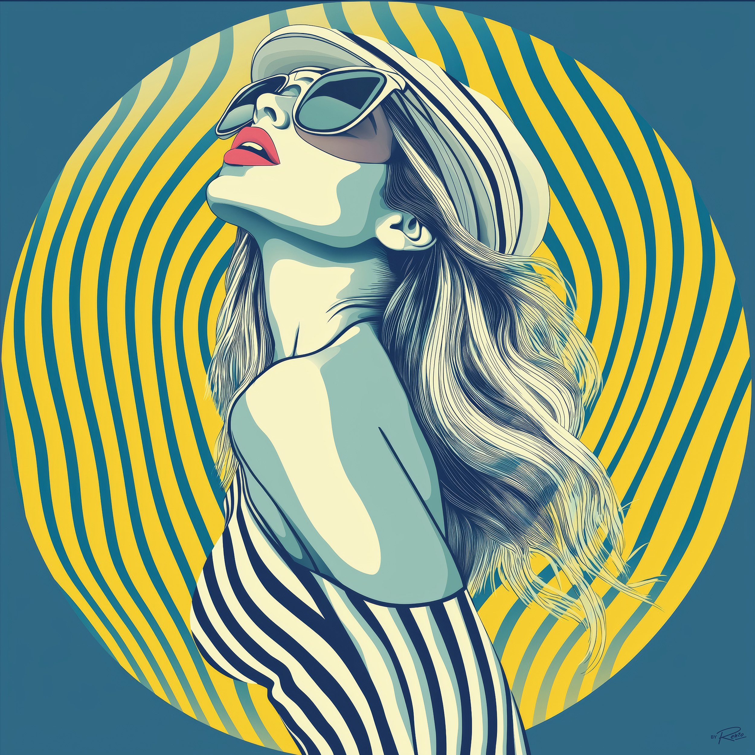 Summer Stripes – Retro Elegance