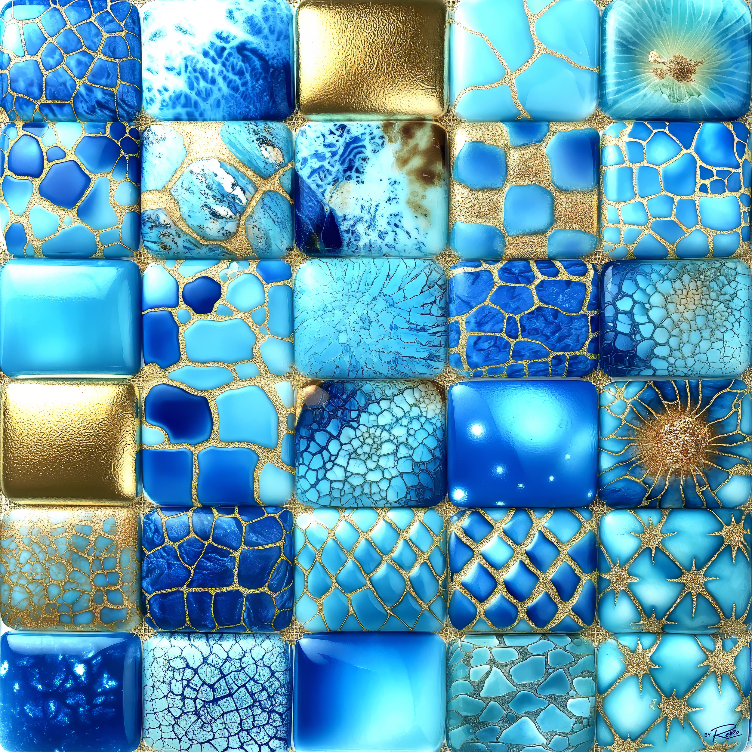 Timeless Tiles – Celestial Blue