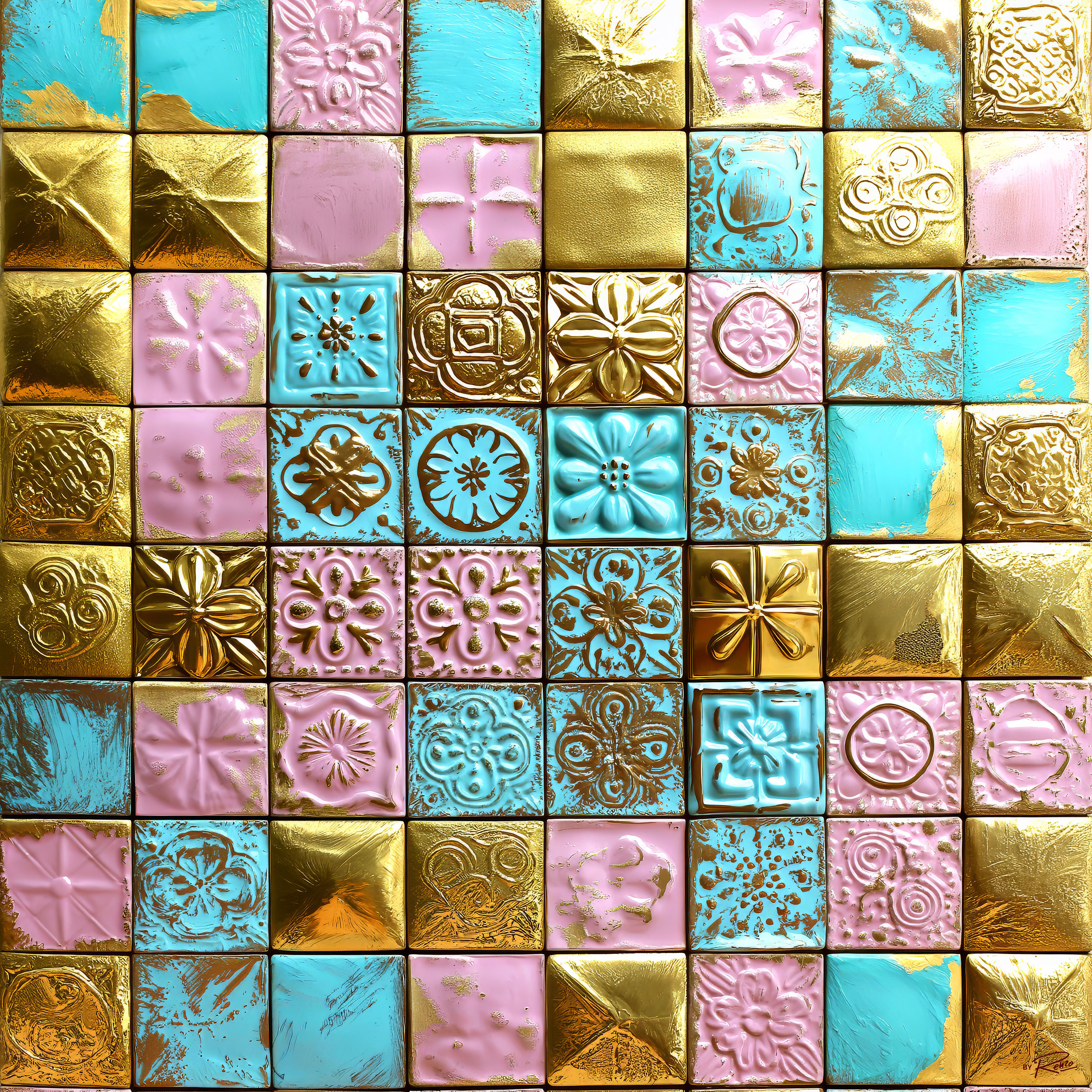 Timeless Tiles – Pastel Opulence