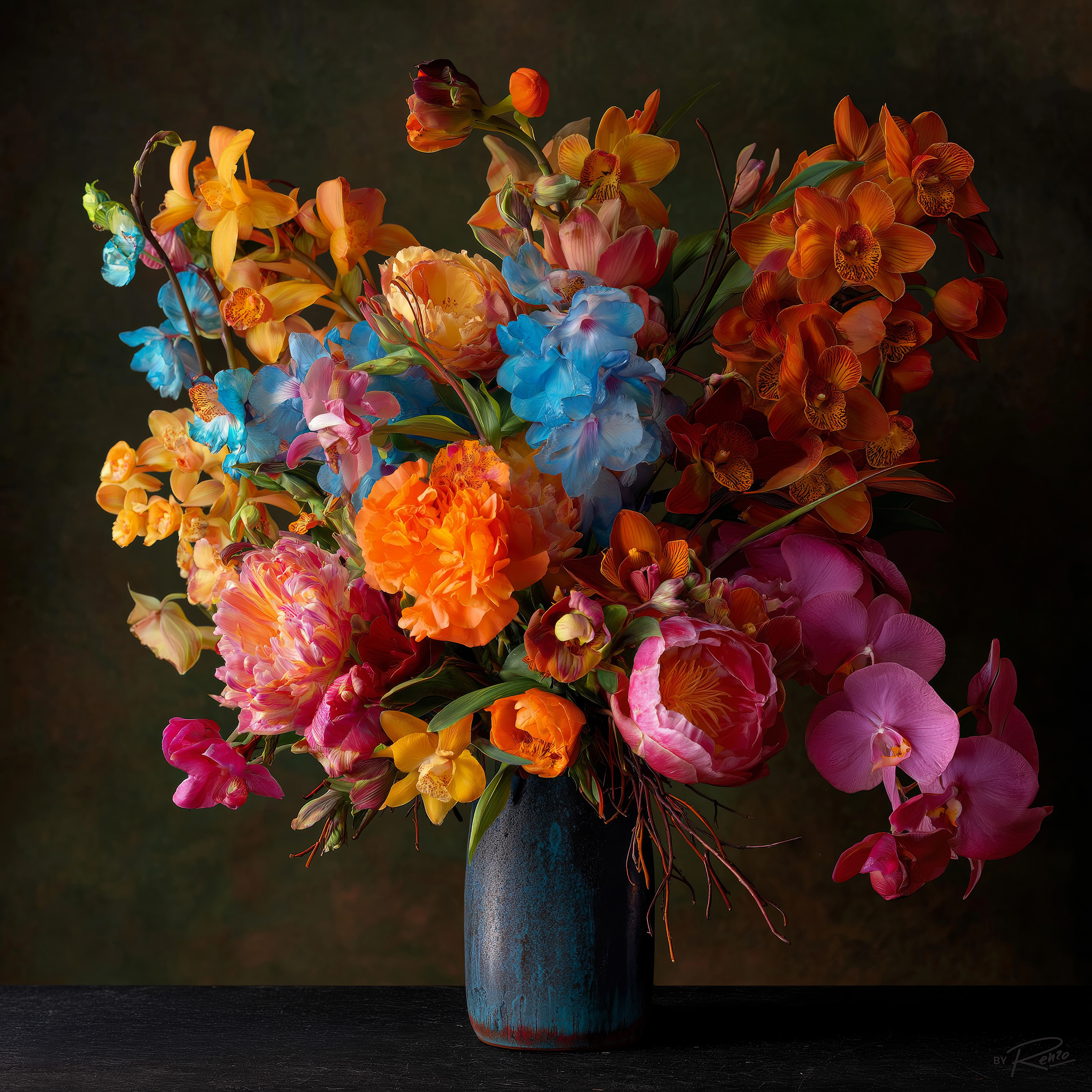 Vivid Floral Harmony